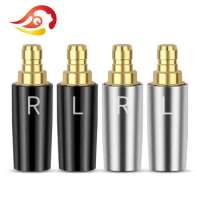 QYFANG Earphone Pin DIY Gold Plated Metal Adapter Audio Jack Upgrade Wire Connector Plug For IE400 Pro IE500 HiFi Headphone