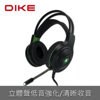 DIKE 頭戴式專業電競耳麥-/ DGE301GY / DGE300
