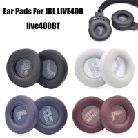 1Pair For JBL LIVE400 live400BT Wireless Headphones Soft Leather Earpads Headset Protective Cover Noise-Cancelling Ear Cushion