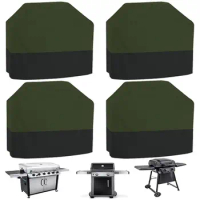 210D Outdoor BBQ Grill Cover Waterproof Barbecue Cover Garden Weber Heavy Furniture Cover Gas Charcoal Electric Rack Grill Cover
