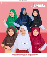 HIJAB AMANDA KERUDUNG INSTAN BY JILBAB KAKAK WARNA HIJAB SEKOLAH Navy Nyaman