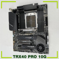For Msi Desktop Motherboard Socket sTRX4 DDR4 256GB PCI-E4.0 SATA3 M.2*2 USB3.2 ATX Works Perfectly Fast Ship TRX40 PRO 10G