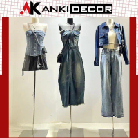 Manocanh nữ vai ngang chuẩn người mẫu, Manocanh nửa người không tay, canh cốt nữ - Anki decor