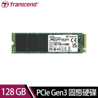 【Transcend 創見】MTE110S 128GB M.2 PCIe Gen3 SSD固態硬碟*