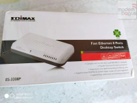 Switch 8 Port Fast Ethernet Desktop Edimax ES-3208P 100Mbps to 200Mbps