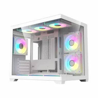 ACEGEEK LUCID M-ATX PC Casing [NO FAN] Putih
