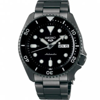 【SEIKO 精工】5 Sports 系列 黑潮機械錶 指針錶 手錶 禮物 畢業(4R36-07G0SD/SRPD65K1)