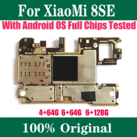 For Xiaomi Mi8 SE Mi 8 SE MI 8SE Motherboard Original Unlocked 64GB 128GB For Xiaomi Mi8 SE Mi 8 SE MI 8SE Logic Board Mainboard