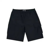 3Second Men's Short Cargo Pants Regular Fit Nylon Taslan Hammer HP-C040125 L Blue