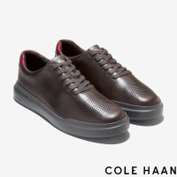 【Cole Haan】GP RALLY LASER CUT SNEAKER 雷射雕孔 真皮休閒運動鞋 男鞋(石磨咖啡-C36348)