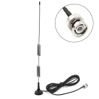 เสาอากาศวิทยุ VHF/UHF ขั้วต่อผู้ชาย BNC สายเคเบิล 300 ซม. สำหรับการตั้งค่าวิทยุสมัครเล่นแบบเคลื่อนที