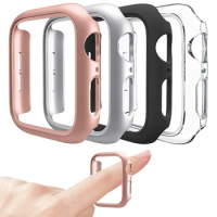 Cover For Apple Watch Case 45mm 41mm 44mm 40mm 42mm 38mm Accessories PC bumper screen protector iWatch series 8 7 SE 6 5 4 Case