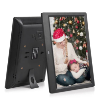 Andoer 10.1 Inch Digital Photo Frame Supports Photo/ Video/ Music/ Clock/ Calendar Function with Backside Stand Remote Control