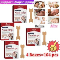 4x Nasal Strips Improve Sleep Reduce Snoring Relieve Nasal Congestion Extra Strength Work Anti-snoring Patch Sleep Relaxing Stic