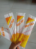 PROMO Sedotan Plastik Tekuk / Bengkok/ Lipat Putih