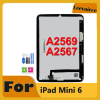For Apple iPad Mini 6 Mini6 A2567 A2568 A2569 LCD Display with Touch Screen Digitizer Sensor Glass Panel Replace Repair Parts