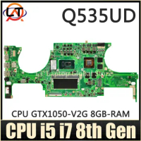 Q535U Mainboard Q535UD UX561UD UX561U Laptop Motherboard CPU I5-8250U I7-8550U 8GB/RAM GPU GTX1050/V2G MAIN BOARD