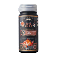 【Ultra Fresh 鮮蝦食譜】APEX金魚-全季節濃郁色揚成長脆片120ml(金魚飼料 蘭壽飼料 獅頭 色揚 魚飼料)
