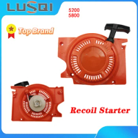 LUSQI Chain Saw Recoil Starter Gasoline Chainsaw Engine Repair Parts For Chinese 5200 5800 series Chainsaw