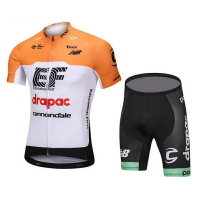 新品上新新款POC EF短袖騎行服夏季薄款短上衣橙白色自行車比賽服 雙十一購物節