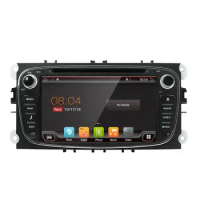 2 Din 7" Android 9.0 Car Radio PX6 For FORD FOCUS MONDEO S-MAX Black Silver Multimedia 4+64GB Audio 8 Core Stereo 1024*600