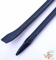 。撬棍工具撬棒小鋼釬撬杠六棱起釘井蓋鐵長翹棍加粗重型消防