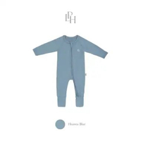 Little Palmerhaus - Jumper Panjang Bayi (Baby Sleepsuit 17.0) 3 Months Heaven Blue