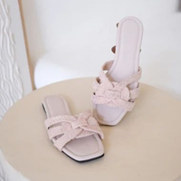 Felice Sandal Selop Wanita Korean Style 41 Nude Puff