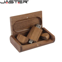 JASTER USB Flash Drive TYPE-C 2 in 1 Memory Stick 2.0 Wooden/Bamboo Pendrive 4GB 8GB 16GB 32GB 64GB 128GB （No customized logo）