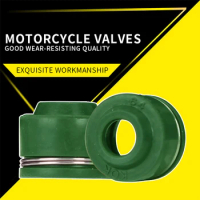 16PCS/set Valve Oil Seal Intake &amp; Exhaust For HONDA CBR250 NC19 NC22 CBR250RR MC19 MC22 19/22 CBR400 NC23 Motorcycle Accessories