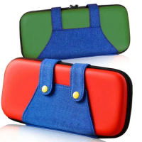 Nintendo Switch Portable PU Leather Travel Storage Bag Mario Cowboy Bag Host Protection Bag Suitable for Nintendo