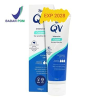 QV Intensive Cream for Sensitive Skin 100g Face and Body Pelembab Kulit Eksim Aman Untuk Bayi Hingga