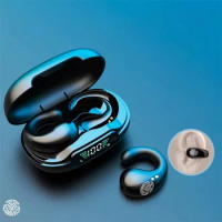 Clip-on Earphone Bluetooth Headphone Q92 Noise Canceling Sports Wireless Built-in Microphone Rechargeable USB Portable Headphone