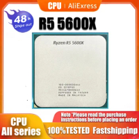 Ryzen 5 5600X R5 5600X 3.7 GHz Six-Core Twelve-Thread CPU Processor 7NM 65W L3=32M 100-000000065 Socket AM4