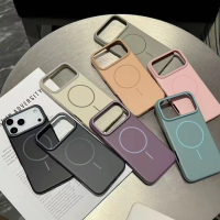 เคสไอโฟน เคส MagSafe ซิลิโคนสำหรับ iPhone 17/16/15/14/13/12/11 Pro Max สัมผัสนุ่ม ผิวด้าน กันกระแทก