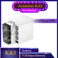 Brand New Antminer KA3 173T Asic Miner Crypto Miner, Free Shipping