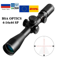 BSA OPTICS TMD 4-14X44 FFP Hunting Riflescope Optics Scope Glass Mil Dot Reticle Hunting Scope Sniper Scope Tactical Rifle
