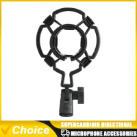 Microphone accessories Plastic Shock-proof Microphone Mount Mic Holder Stand Clip For Large Diaphram Condenser