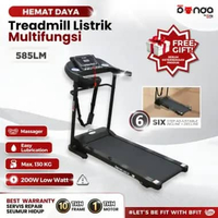 Treadmill Elektrik REDPANDA 585LM Multifungsi Murah Listrik Lipat Portable Low Watt Fitness Gym TM58