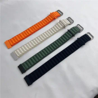 22/20mm Alpine Nylon Loop for Samsung Galaxy Watch 5 Pro Strap 45mm/active 2/bracelet for huawei watch GT WATCH 4 42 46mm Band