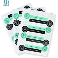 120 pcs hand made sealing label stickers, green and blue handmade baking stickers for bottle
