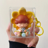 New Organizer For Bubble Matt Doll Toy Thicken Transparent PVC Storage Box Case Keychain Bag Storage Pouch Mystery Box Doll Bag