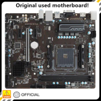 For B350M PRO-VH PLUS Motherboard Socket AM4 For AMD B350 DDR4 USB3.0 SATA3 Original Desktop Used Mainboard