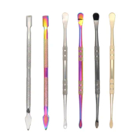 6 Styles Stainless Steel Nail Cuticle Pusher Nail Art Files Gel Polish Remove Manicure Care Groove Clean Tools