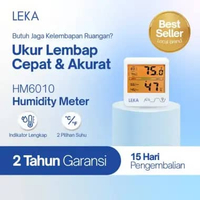 LEKA - HM6010 Humidity Meter - Hygrometer Thermometer - Pengukur Suhu dan Kelembaban Ruangan 1 Unit 