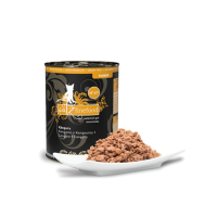 德國CATZ凱茲-單一純肉低敏No.107袋鼠無穀主食罐 400g Catz finefood貓專用主食罐 x 6入組(購買第二件贈送寵物零食x1包)