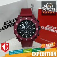 JAM TANGAN PRIA EXPEDITION ORIGINAL CHRONOGRAPH EXP 3009 EXF3009 EXF 3009 EXPEDITION 3009 MAROON RUB