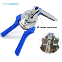 Hog Ring Plier Tool and 600pcs M Clips Staples Chicken Mesh Cage Wire Fencing Caged clamp