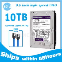 WD Purple 10TB Surveillance Internal Hard Drive Disk 3.5" Cache SATA III 6Gb/s HDD HD Harddisk for C