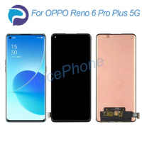 for OPPO Reno 6 Pro + 5G LCD Display Touch Screen Digitizer Assembly Replacement PENM00,Reno 6 Pro Plus 5G Screen Display LCD